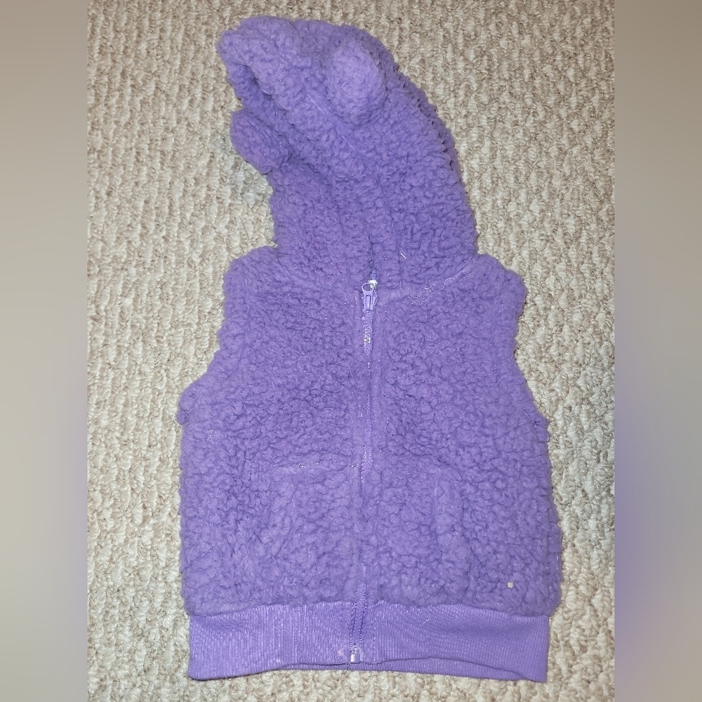 George 3-6m fuzzy vest